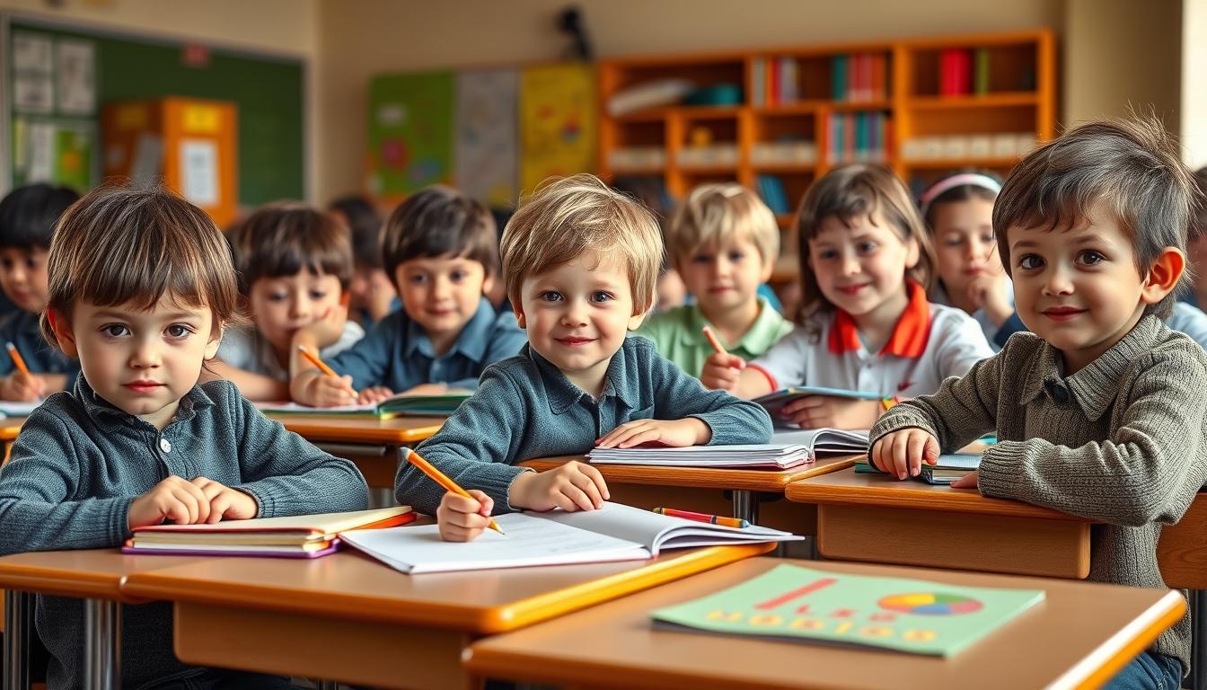 Structured study materials and learning resources on a desk
